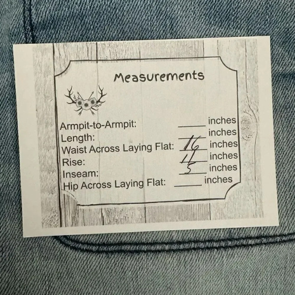 American Eagle Blue High Waist Pockets  Raw Hem Women’s Denim Jean SZ 6 #1997 - Picture 7 of 11